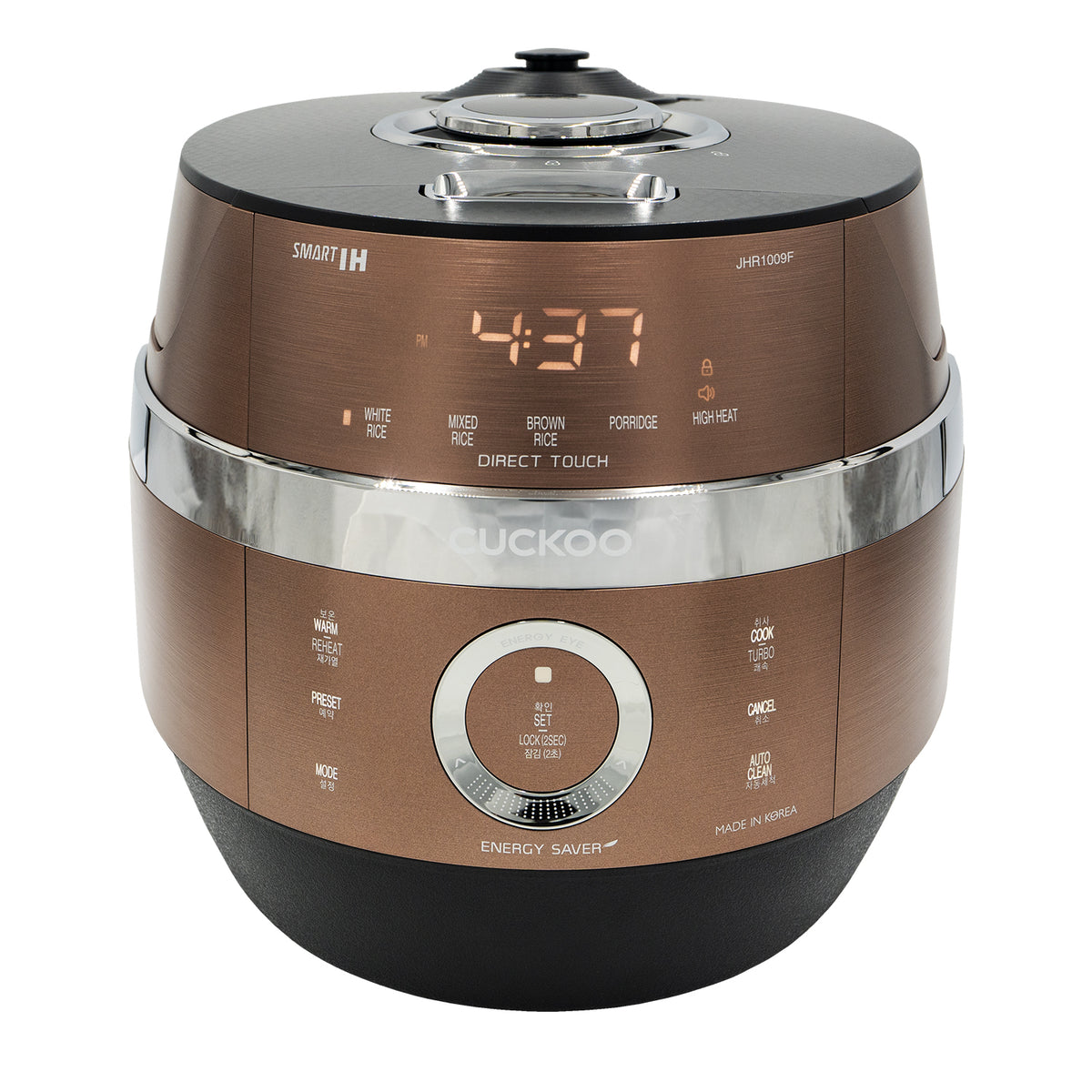 IH Pressure Rice Cooker-Browncopper/10 Cup (Crp-Jhr1009F) Cuckoo Electronics Size: 12.9 H x 13.9 W x 12 D